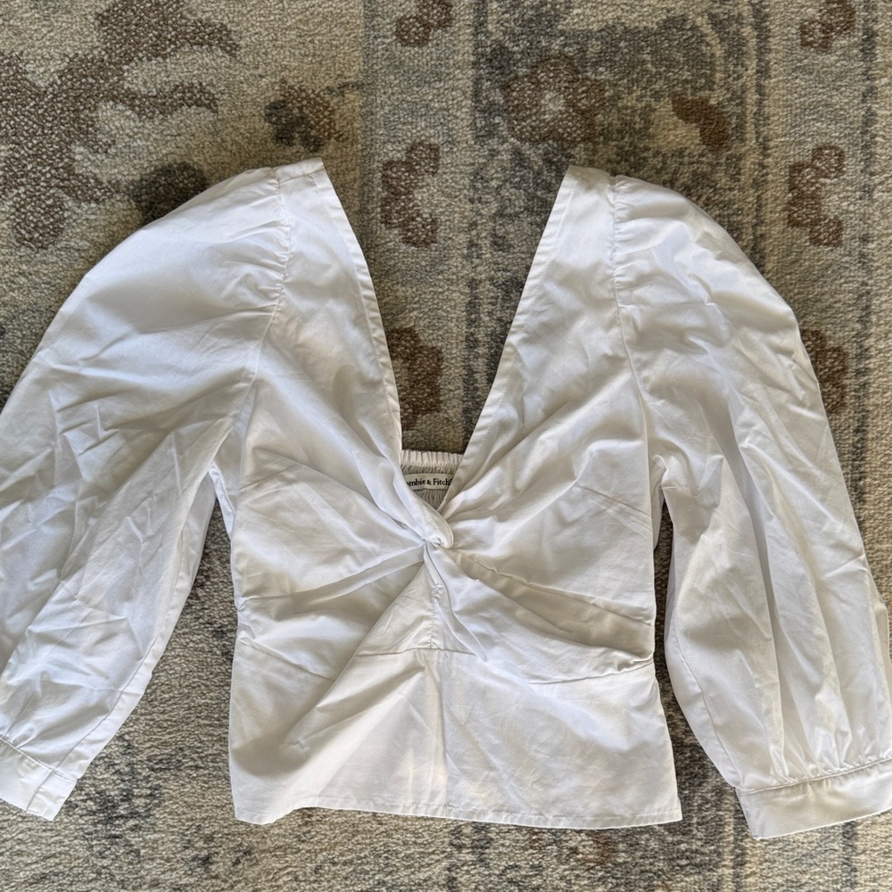 Abercrombie & Fitch White Blouse